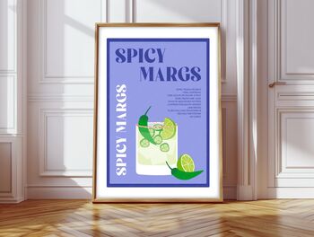 Spicy Margs Cocktail Print, 9 of 10