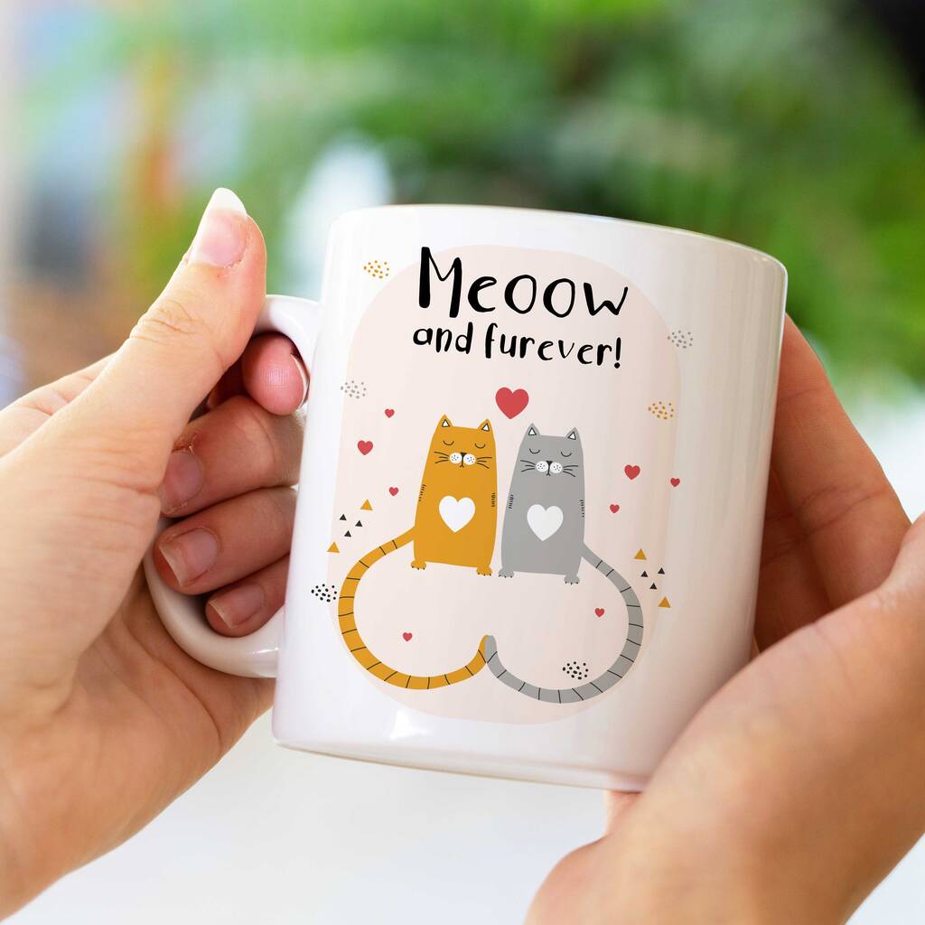 cat themed mug