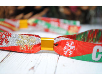 Christmas Party Wristbands Bracelets Favours, 5 of 12