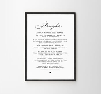 Union Personalised Poem Wedding Print, 6 of 11