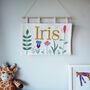 Personalised Floral Name Banner, thumbnail 3 of 4