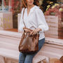 Brown Leather Tote Bag, thumbnail 2 of 6