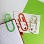 Christmas Acrylic Jumbo Paperclip Set, thumbnail 1 of 7