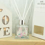 Rose Gold Initial Crystal Reed Diffuser In Gift Box, thumbnail 1 of 5