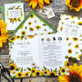 Sunflowers Folded Invitation Suite, thumbnail 1 of 7