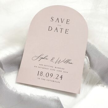 Signature Arch Save The Date Cards, 2 of 8