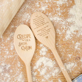 Recipe For A Special Mum Wooden Spoon Gift, 2 of 5