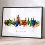 Birkenhead Skyline Cityscape Art Print, thumbnail 1 of 12