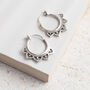 Sterling Silver Kenitra Hoops, thumbnail 1 of 4