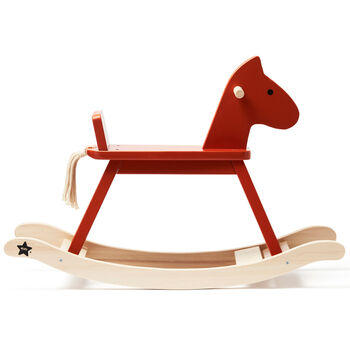 Personalised Wooden Rocking Horse Toy, 7 of 7
