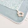 Organic Baby Comforter And Wooden Teether, thumbnail 2 of 9