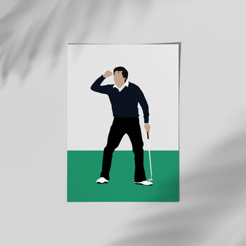 Seve Ballesteros Golf Poster, 3 of 4