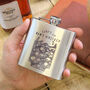 Personalised Surfing Wave Camping Hip Flask Gift, thumbnail 1 of 3