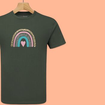 Boho Rainbow Teens/Adults T Shirt, 6 of 12