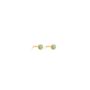 May Emerald Birthstone 18k Gold Vermeil Stud Earrings, thumbnail 1 of 4