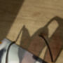 Cream Circle Arm Detail Oversize Sunglasses, thumbnail 4 of 7