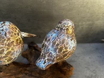 Colourful Hand Carved Wooden Birds On Teak Root Stand, 12 of 12