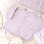 Lilac Baby Girls Floral Cluster Gift Set, thumbnail 4 of 12