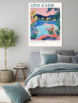 Cote D' Azur French Rivera Art Print, 2 of 3
