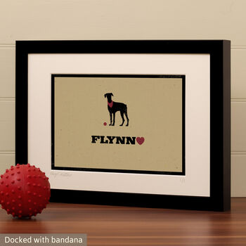 Personalised Doberman Print For One Or Two Dogs, 9 of 12