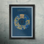 Chelsea 2021 Football Poster Champions League Winners, thumbnail 1 of 3