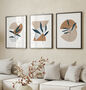 Set Of Three Unframed Floral Art Posters, thumbnail 1 of 7
