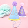 Pastel Felt Any Age Birthday Party Hat, thumbnail 3 of 3
