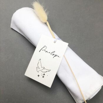 Dove Flat Boutique Place Card, 2 of 9