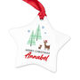 Personalised Christmas Deer Decoration, thumbnail 4 of 5