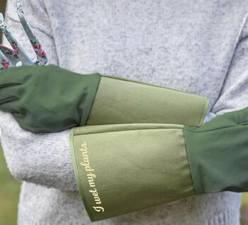 Personalised Leather Garden Gloves, 3 of 3