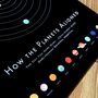 Personalised Solar System Planets Print, thumbnail 2 of 4