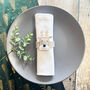 Brown Felt Reindeer Napkin Rings Set For Christmas X Four, thumbnail 4 of 8