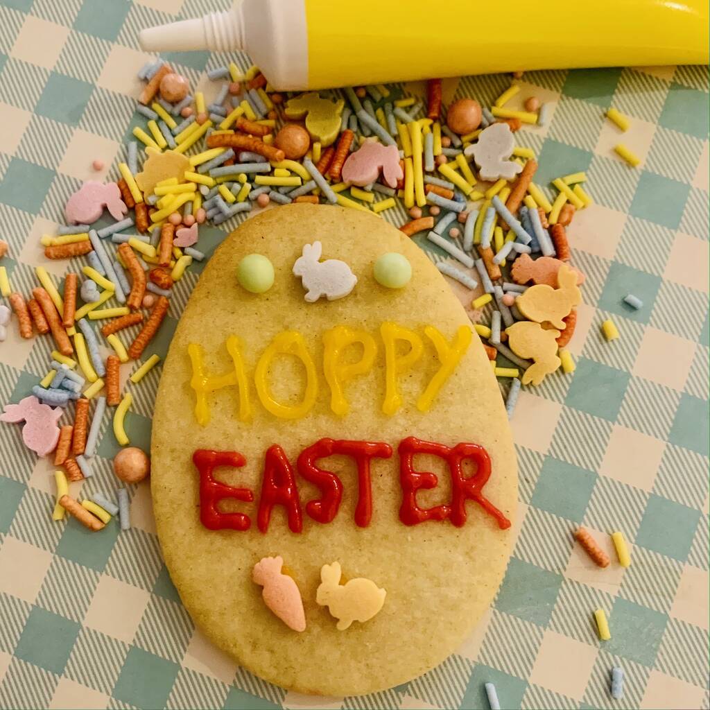 Decorate Your Own Easter Egg Biscuit Gift Set By Enchanting Bakes