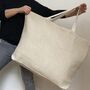 Extra Large Jute And Cotton Beach Bag, Xxl Tote Bag, thumbnail 4 of 7