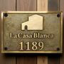 Personalised House Name And Number Plaque, thumbnail 2 of 7