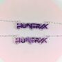 Huntr/X Kpop Demon Hunters Necklace Acrylic, Kpop Anime, thumbnail 6 of 11