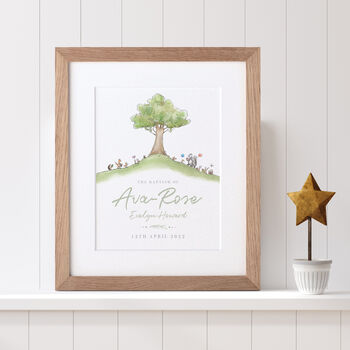 Personalised Christening Or Baby Celebration Wall Art, 2 of 5