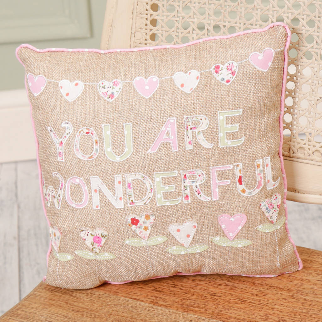 Linen Scatter Cushion Gift For Her By Dibor