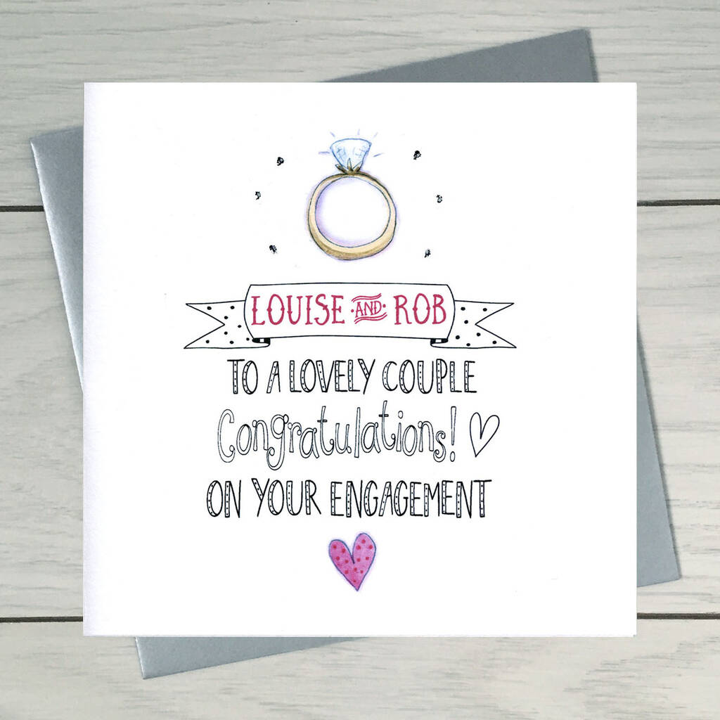 Engagement Personalised Card, 1 of 2