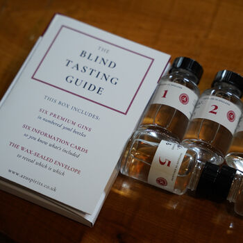 Six British Gins: Blind Tasting Gift Set, 2 of 5