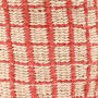 Sahihi: Red Check Woven Storage Basket, thumbnail 7 of 8