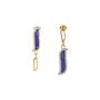 Wave Symphony Earrings Blue Lapis, thumbnail 2 of 3