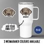 Weimaraner Tumbler Tea Mug, thumbnail 1 of 4