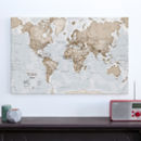 Giant Canvas World Map By Maps International | notonthehighstreet.com