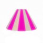 Hand Painted Upcycled Linen Sustainable Lampshade Stripe, thumbnail 1 of 12