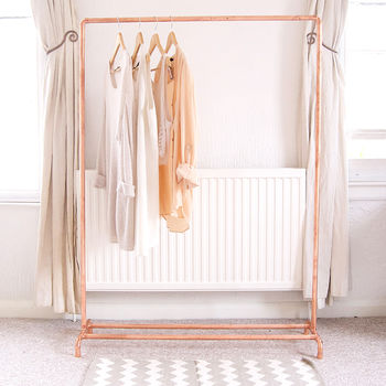 The Original Copper Pipe Clothing Rail, 2 of 5