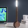 Octagon One Desk Lamp Walnut, thumbnail 2 of 5