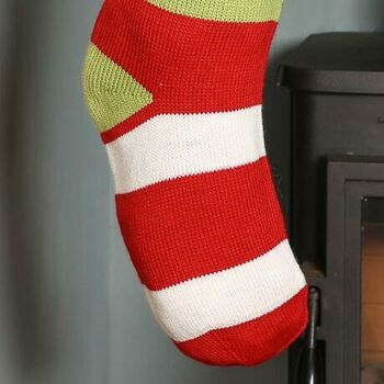 Personalised Knitted Jumper Stocking, 8 of 8