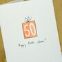 Personalised ‘Birthday Present’ Handmade Card, thumbnail 3 of 12