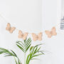 Personalised Wooden Bunting Butterfly And Name, thumbnail 1 of 5